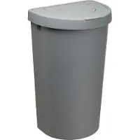PLAST TEAM 13590802, plast team, afvalbak, SEATTLE, 45 liter, zilver