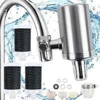 OEM RVS-waterkraan met blauw licht en 3 filters