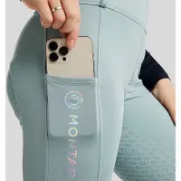 Montar Rijlegging MoCha Full Grip Kids Stone Blue - 140