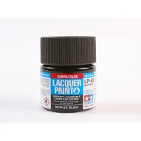 Tamiya Hobbyverf Enamel verf - LP-40 Black Metallic - Gloss - Lacquer Paint - Verf potje - 10 ml