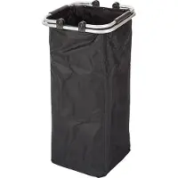CASIBEL – Wasmand – Slim – 70 liter – Linnenmand - Zwart