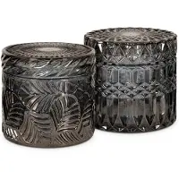 Artichok Cleo voorraadpot met deksel set van 2