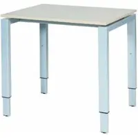 Schaffenburg Verstelbaar Bureau - Domino 80x60 Eiken - alu frame
