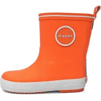 Druppies Regenlaarzen Kinderen - Oranje Rubber Laarzen - Meisjes - Jongens - Fashion Boot - Maat 23