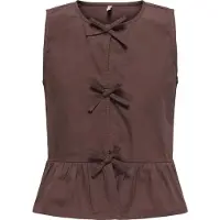 ONLY GIRLS Blouse donkerbruin