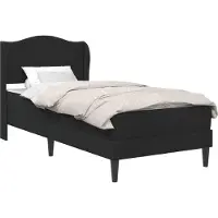 vidaXL Bedframe met hoofdeinde Zwart 80 x 200 cm Fluweel
