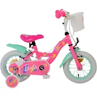 Volare Barbie Kinderfiets - Meisjes - 12 inch - Roze - Twee Handremmen