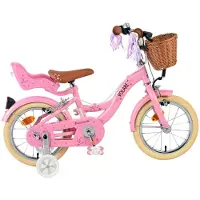 Volare Blossom Kinderfiets - Meisjes - 14 inch - Roze - Twee Handremmen