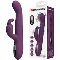 Pretty Love - Dee - Rabbit Vibrator met LED Display - Paars