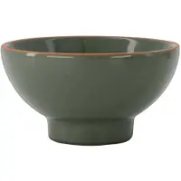 Zusss Kom terracotta hartje Groen