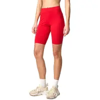Merry Style MS-MS10-200-LE Dames Leggings - Sport - Vrijetijdsbroek - Kort - Katoen - Sporbroek - Yogabroek - Rood - XL