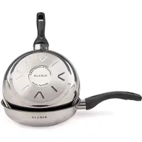 Unyqoos Pan 20 cm, professionele barbecuepan, inductiepan met premium coating