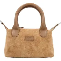 Charm London Suède Handtas / Schoudertas Buckingham Royale Camel
