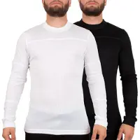 Craft - Core 2-pack Baselayer - Thermoshirt - Zwart/Wit - Heren - M