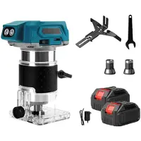 OEM Freze, borstelloze motor, traploos regelbare snelheid, met 2 batterijen