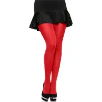 Merry Style MS-GB-162 Dames Panty - 60 DEN -Plus Size - Grote maat - Polyamide - Rood - XXXL