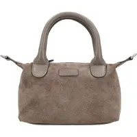 Charm London Suède Handtas / Schoudertas Buckingham Royale Donker Taupe