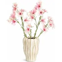Mica Decorations Kunstbloem Petunia Floral - 4x - H89 cm - roze - kunststof - stelen kunstbloemen - boeket - rozen bloemetjes