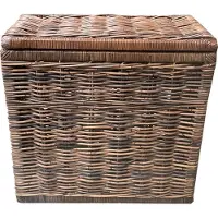 Sweet living Rieten wasmand antiek bruin - 70x36xH70 cm