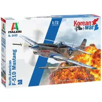 Muovijalelu Modelbouwpakket Vliegtuigen - 1452 North American F-51D Mustang Korean War Plastic - 1:72 - Modelbouw