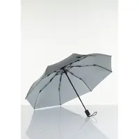 Lasessor - Paraplu – Grijs - Zilver – 24cm - Volledig - Reflecterende – Manuele – Reis - Stormparaplu