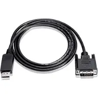 Techly ICOC DSP-C12-020 2m DisplayPort DVI Zwart video kabel adapter