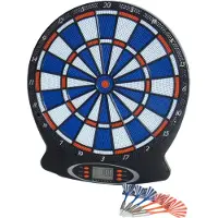 Bex Sport Gamesson Devil II Elektronisch Dartbord – Softtip Dartspel Met 18 Spellen En 159 Variaties – LCD Display – Voor 1 Tot 8 Spelers – Inclusief Darts
