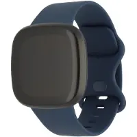 123Watches sport band - marineblauw - ML - Geschikt voor Fitbit Versa 3 & 4 / Sense