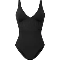 Cyell Caviar - Badpak V-hals - Voorgevormde cups - Zwart