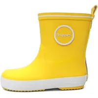 Druppies Regenlaarzen Kinderen - Gele Rubber Laarzen - Meisjes - Jongens - Fashion Boot - Maat 33