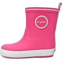 Druppies Regenlaarzen Kinderen - Roze Rubber Laarzen - Meisjes - Jongens - Fashion Boot - Maat 23