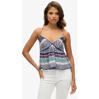 Superdry Vintage Tiered Cami Mouwloze Blouse
