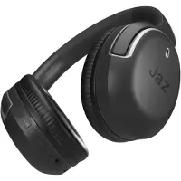 JAZ Over-ear hoofdtelefoon, met geïntegreerde microfoon en bedieningselementen, USB-C kabel en handleiding inbegrepen, geschikt voor smartphone en tablet, 10 uur batterijduur