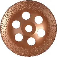 MOLITAL Schuurdisc 'CARBIDE', diameter 115x22 mm - middelgrote korrel