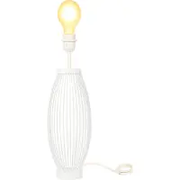 Marrakesch Orient & Mediterran Interior Tischlampenvoet Trefor, wit, 51 cm – Scandinavische lampenvoet, metaal