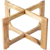 Marrakesch Orient & Mediterran Interior Klaptafel onderstel, inklapbaar, Cadiz, naturel, 80 cm