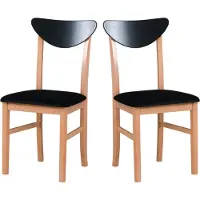 LeafDesign Eetkamerstoelen 2x "Leo 2", naturel beukenhout