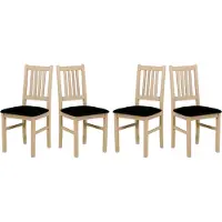 LeafDesign Eetkamerstoel - Set van 4 stuks, model Bos 1, kleur Sonoma, type Kronos 7