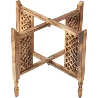 Marrakesch Orient & Mediterran Interior Klaptafel onderstel, inklapbaar, Hania, bruin, 60 cm