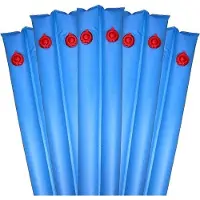 OEM Zwembaddekking - Winterbeschermingszakken voor zwembaden - Bescherm uw zwembad - Ontwerp met dubbele kamer - 3 meter, set van 5 - Blauw