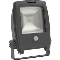 ABC-led 10W Sensor LED Schijnwerper wit 4500K IP65 - Zwart Kanlux