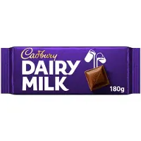 Cadbury Dairy Milk - chocolade - Chocolade reep - Melkchocolade - 180 gram