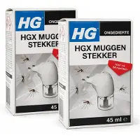 Hg X Muggenstekker - Voordeelverpakking - 2 stuks