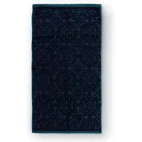 Pip studio Handdoek Tile de Pip Dark Blue (55 x 100 cm)