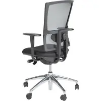 Schaffenburg serie 300 NEN ergonomische bureaustoel met aluminium voetkruis en mesh rugleuning en 5 jaar volledige garantie op alle bewegende delen