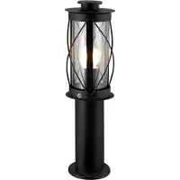 LumenXL RVS landelijke zwarte staande buitenlamp Lucia - 80 cm