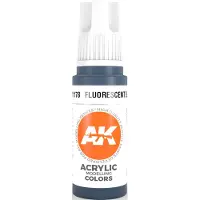 AK-Interactive Fluorescent Blue Acrylic Modelling Color - 17ml - AK-11178