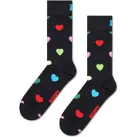 Happy socks Unisex Heart Black-Schoenmaat 41 - 46
