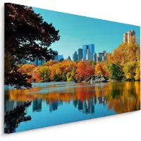 Karo-art Schilderij - Central Park, New York City, Premium Print