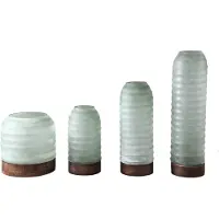 Ptmd collection PTMD Vaas Yana - 20x20x20 cm - Glas - Groen